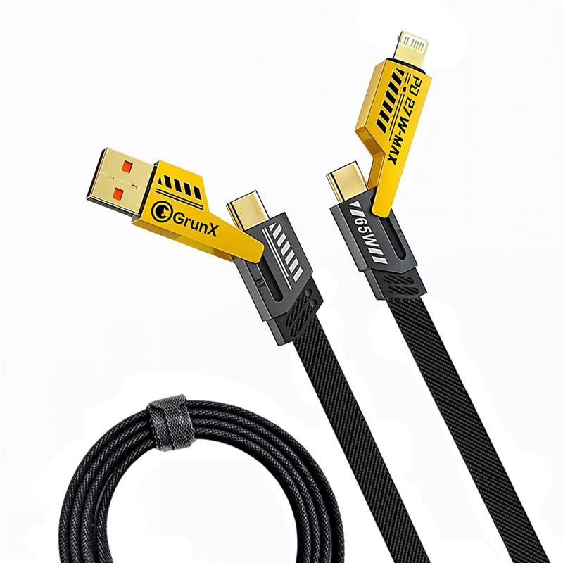 Durable Nylon Braided Multi Charging Cable – Compatible with All Devices