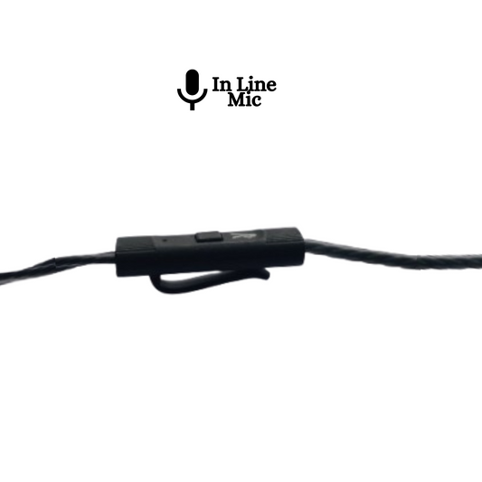 Tangle-Free 3.5mm Wired Earphones with Mic – Perfect for Music & Gaming
